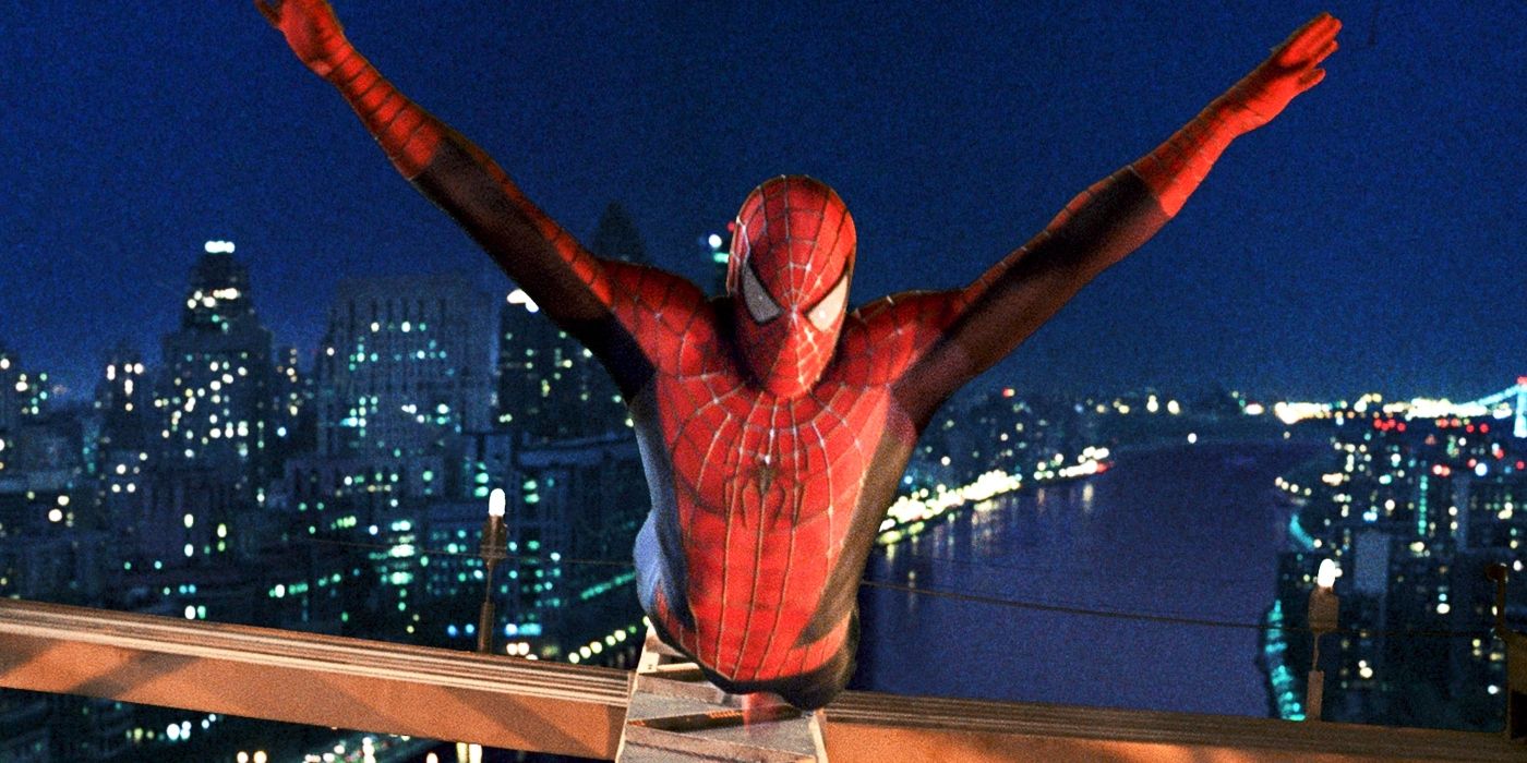 Tobey Maguire as Spider-Man in 2002's Spider-Man