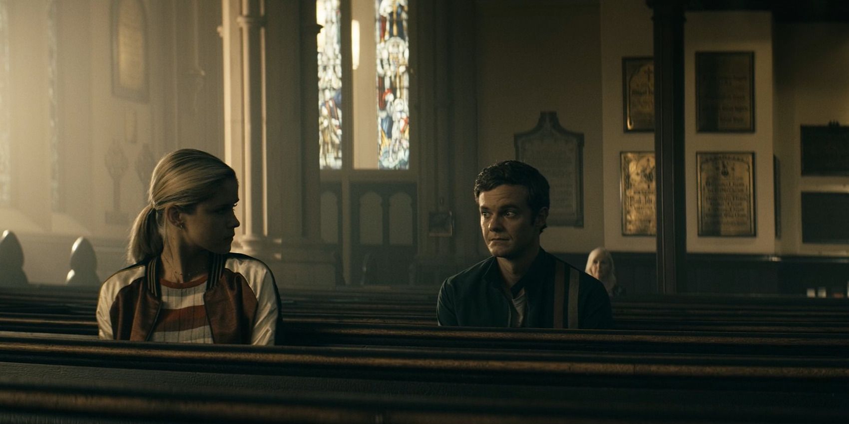 Starlight and Hughie in church in &lsquo;You Found Me&rsquo; from &lsquo;The Boys&rsquo;