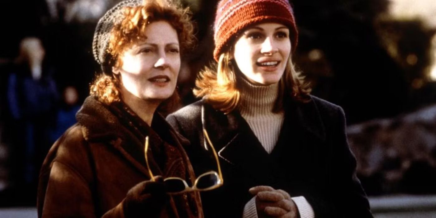 Julia Roberts as Isabel Kelly and Susan Sarandon as Jackie Harrison in Stepmom