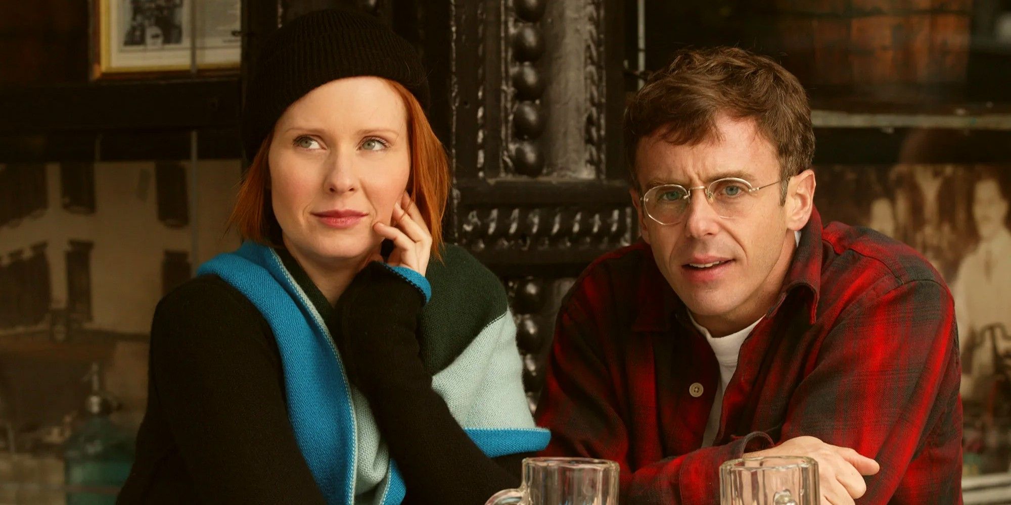 Miranda Hobbes and Steve Brady in Sex and the City