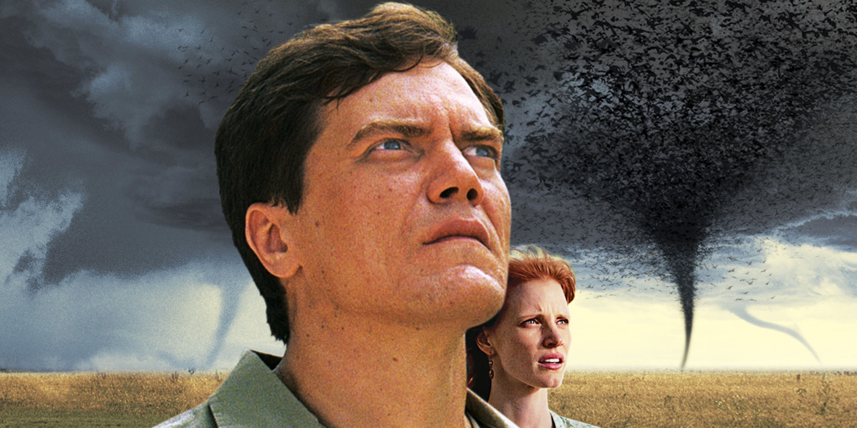 Michael Shannon and Jessica Chastain on the Take Shelter poster