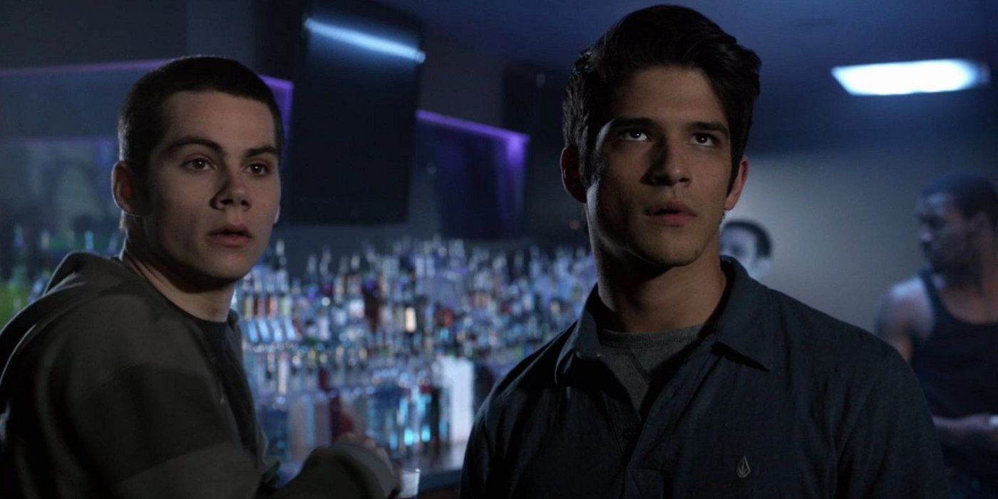 Dylan O&rsquo;Brien and Tyler Posey in Teen Wolf