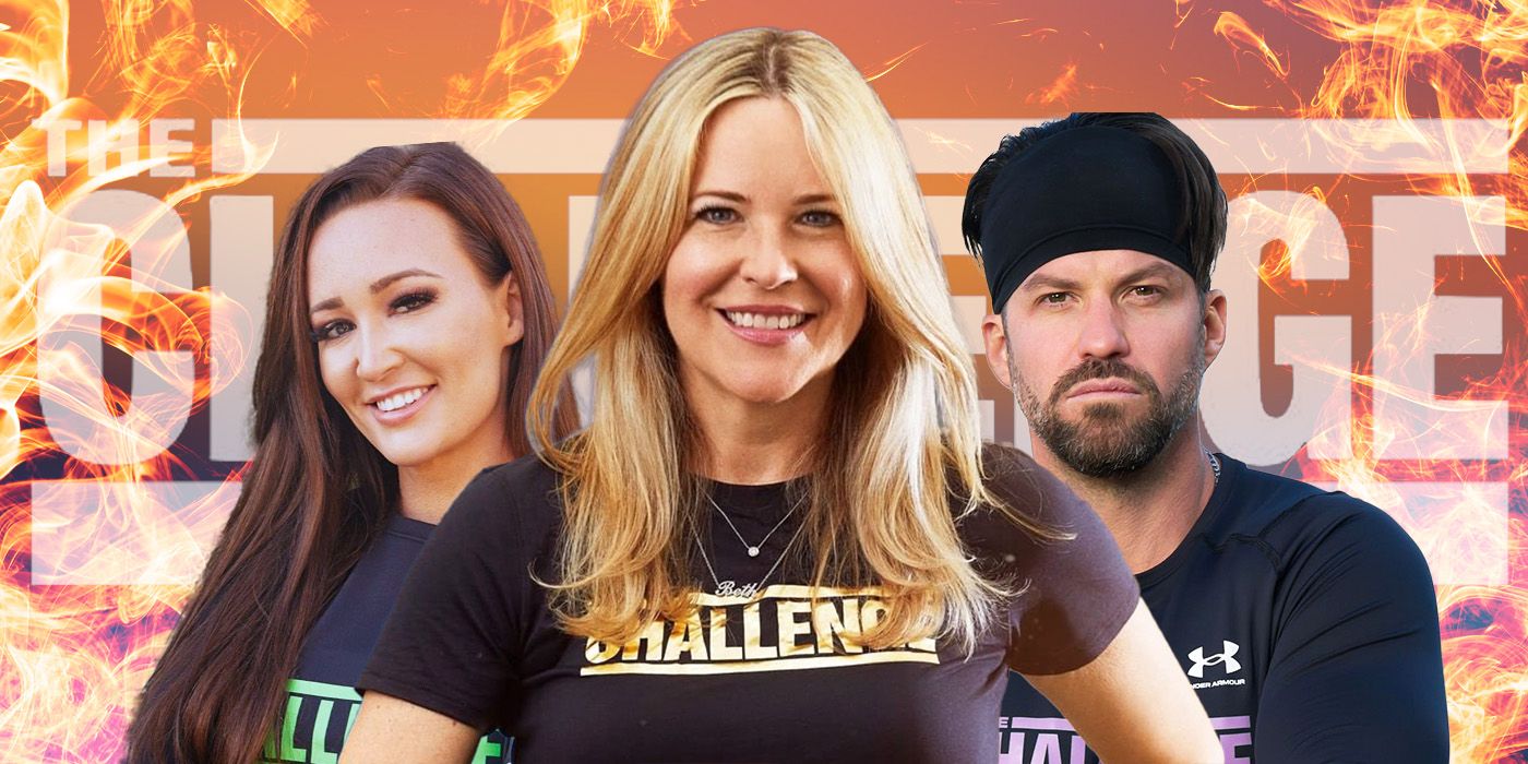 The Three Baddest Villains on 'The Challenge' in a custom image. 