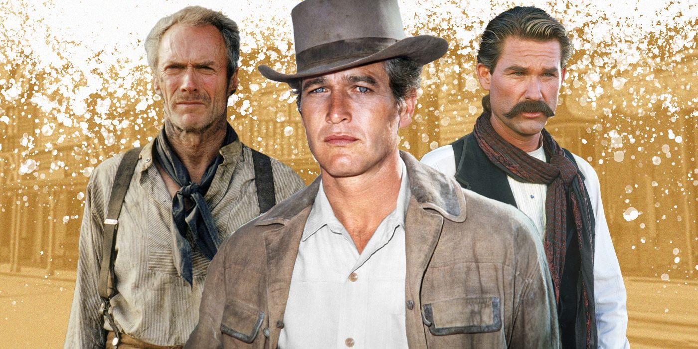 Custom image of Western movie stars.