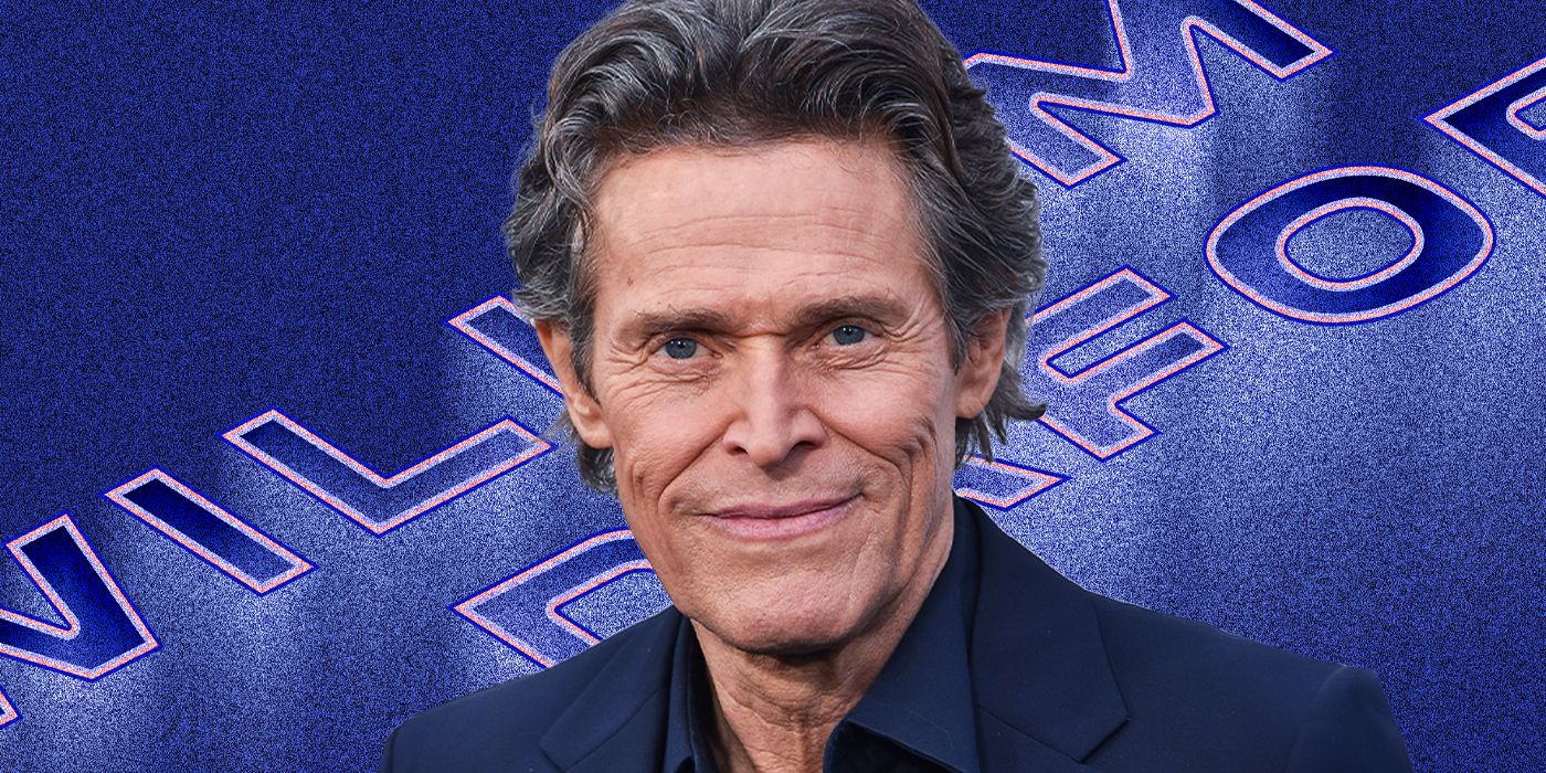 Custom image of Willem Defoe with his name in the background
