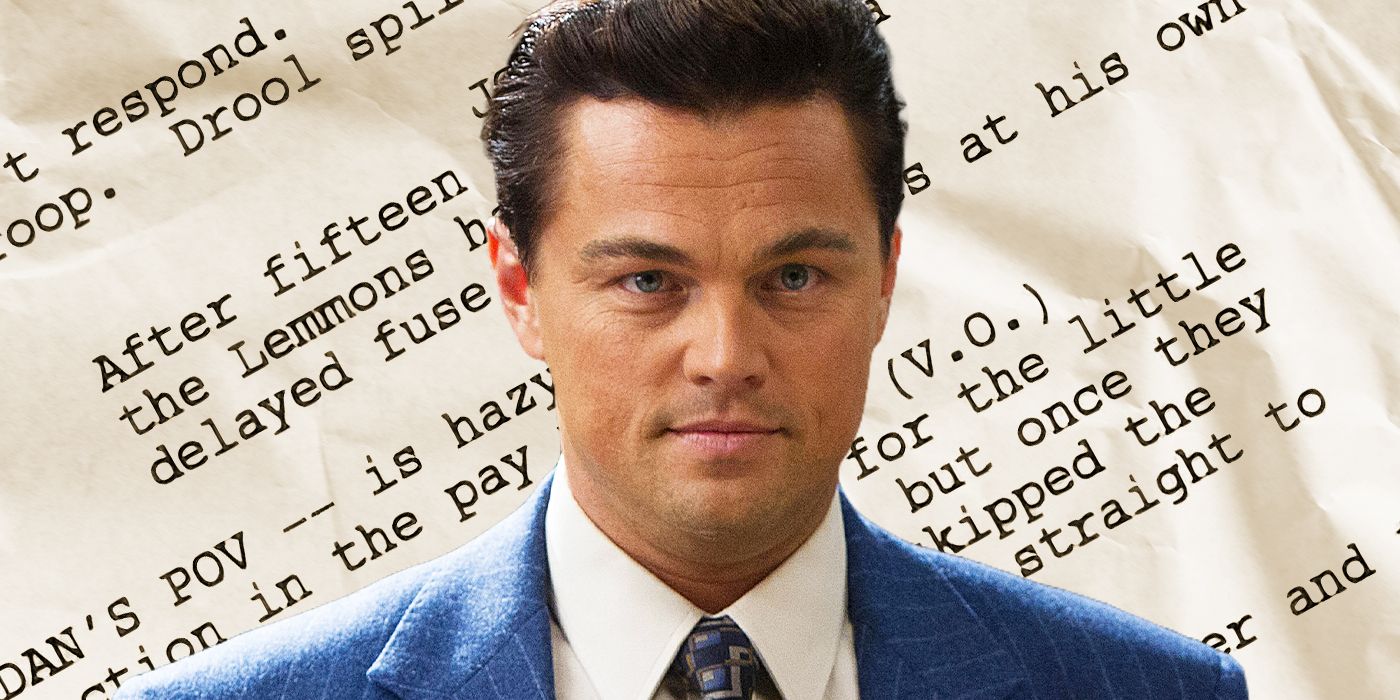 Character and screenplay for The Wolf of Wall Street - 2013