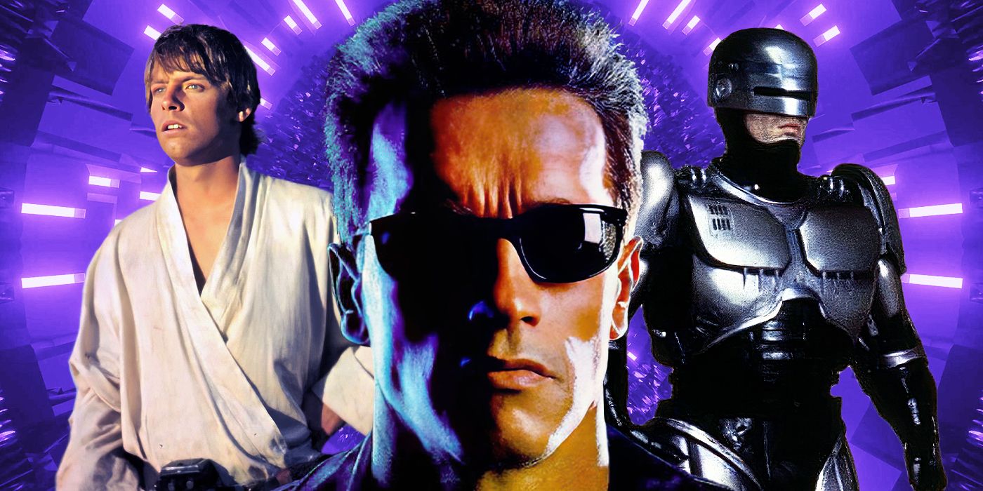 Custom image of Luke Skywalker, The Terminator and Robocop