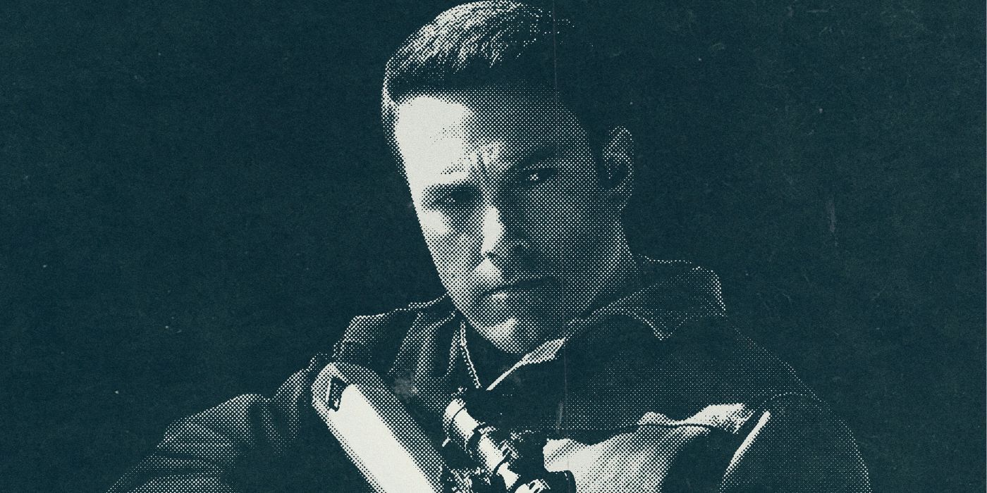 Ben Affleck as Christian Wolff on the poster for The Accountant.
