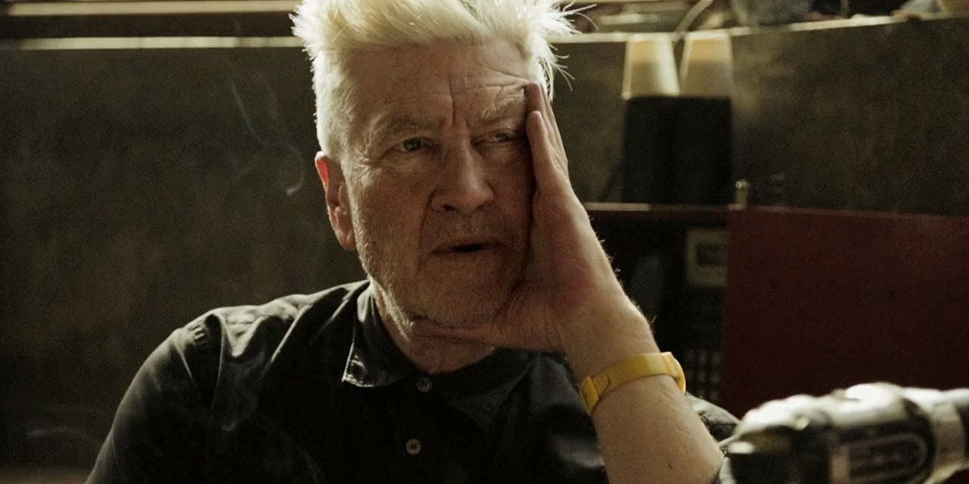 David Lynch contemplating in David Lynch: The Art Life