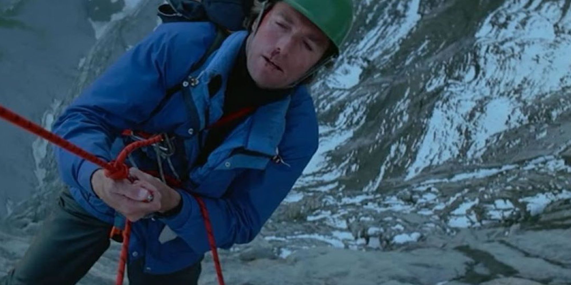 Clint Eastwood in 'The Eiger Sanction' climbing a mountain