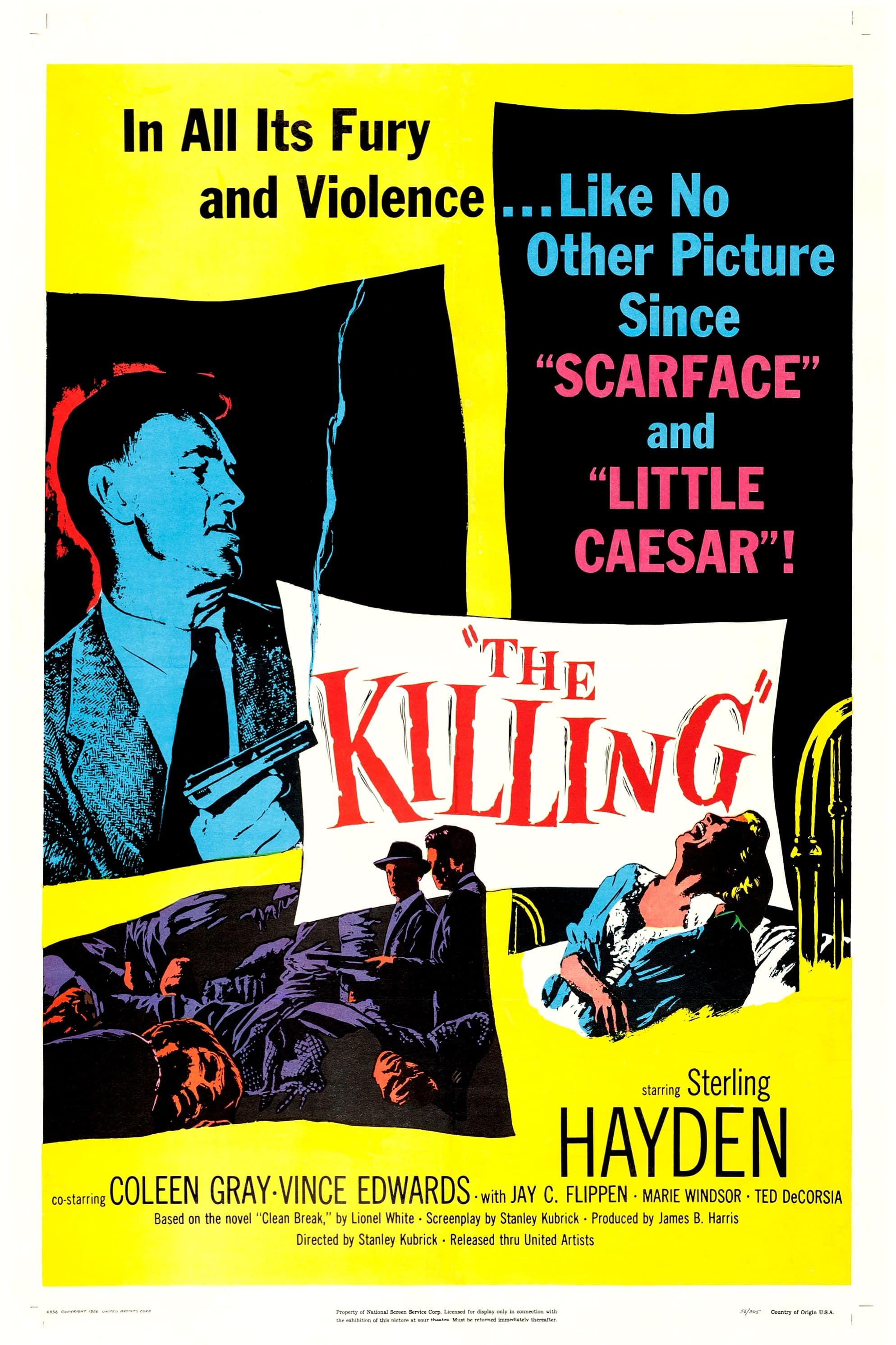 The Killing 1956 Film Poster