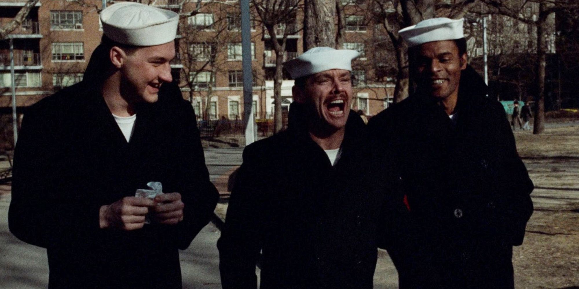 Jack Nicholson, Otis Young, and Randy Quaid in &lsquo;The Last Detail