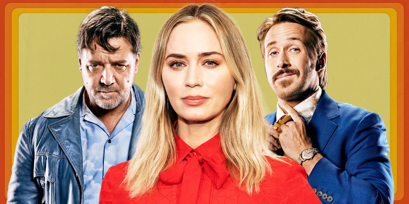 Emily Blunt, Russell Crowe and Ryan Gosling for The Nice Guys 2