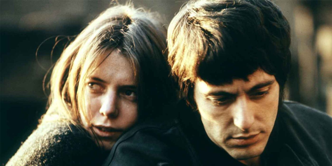Al Pacino as Bobby and Kitty Winn as Joan in a in &lsquo;The Panic In Needle Park&rsquo;