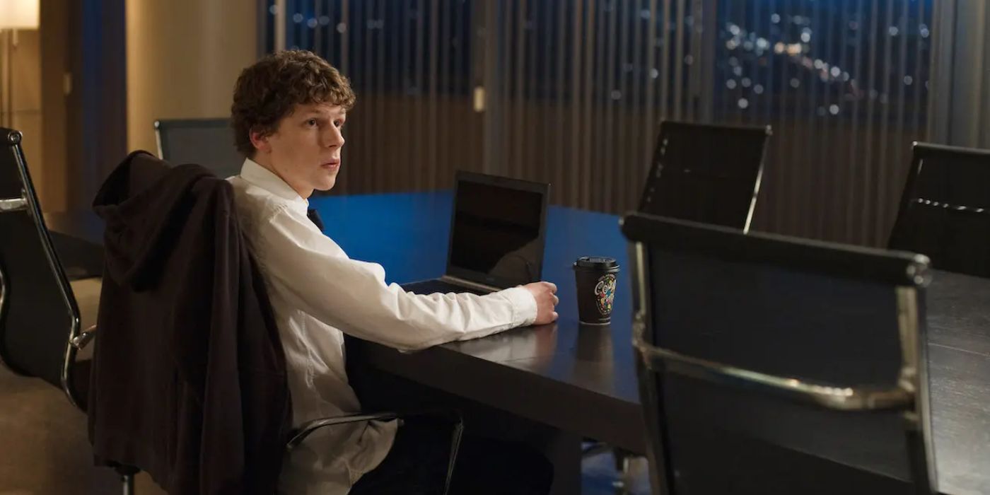 Mark Zuckerberg (Jesse Eisenberg) in &lsquo;The Social Network&rsquo;