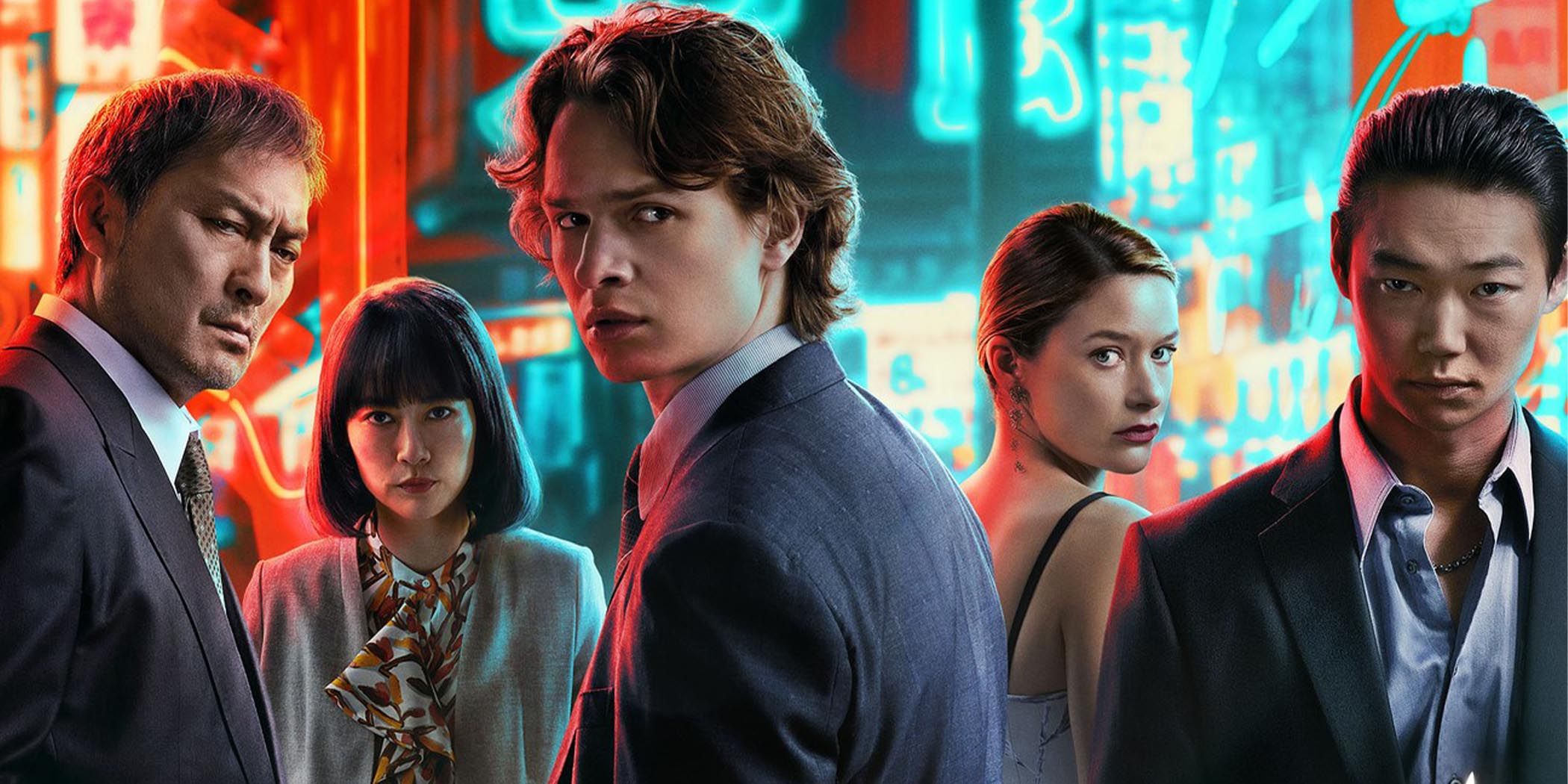 Image of the main characters of Tokyo Vice from the key poster art