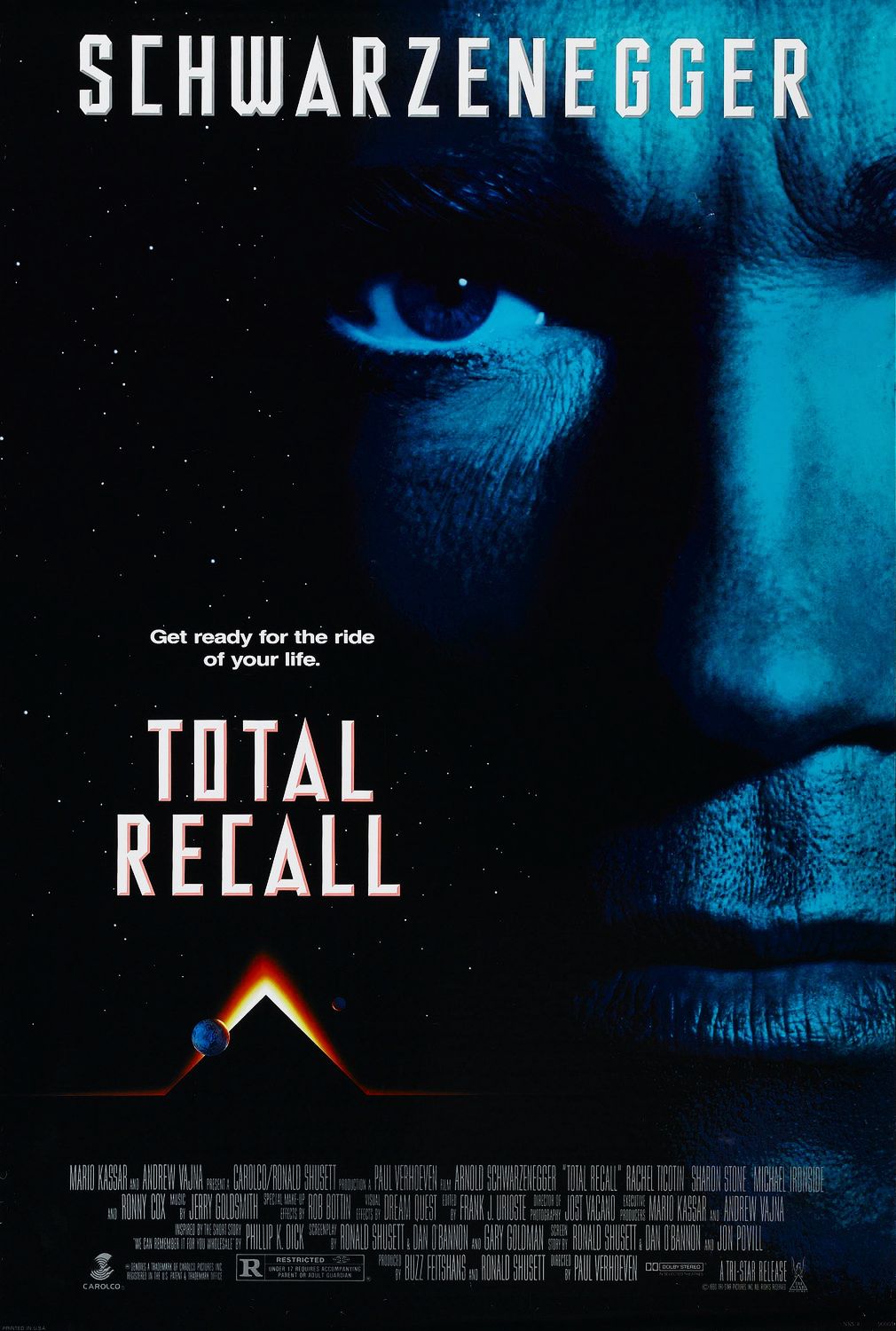 Total Recall 1990 Film Poster