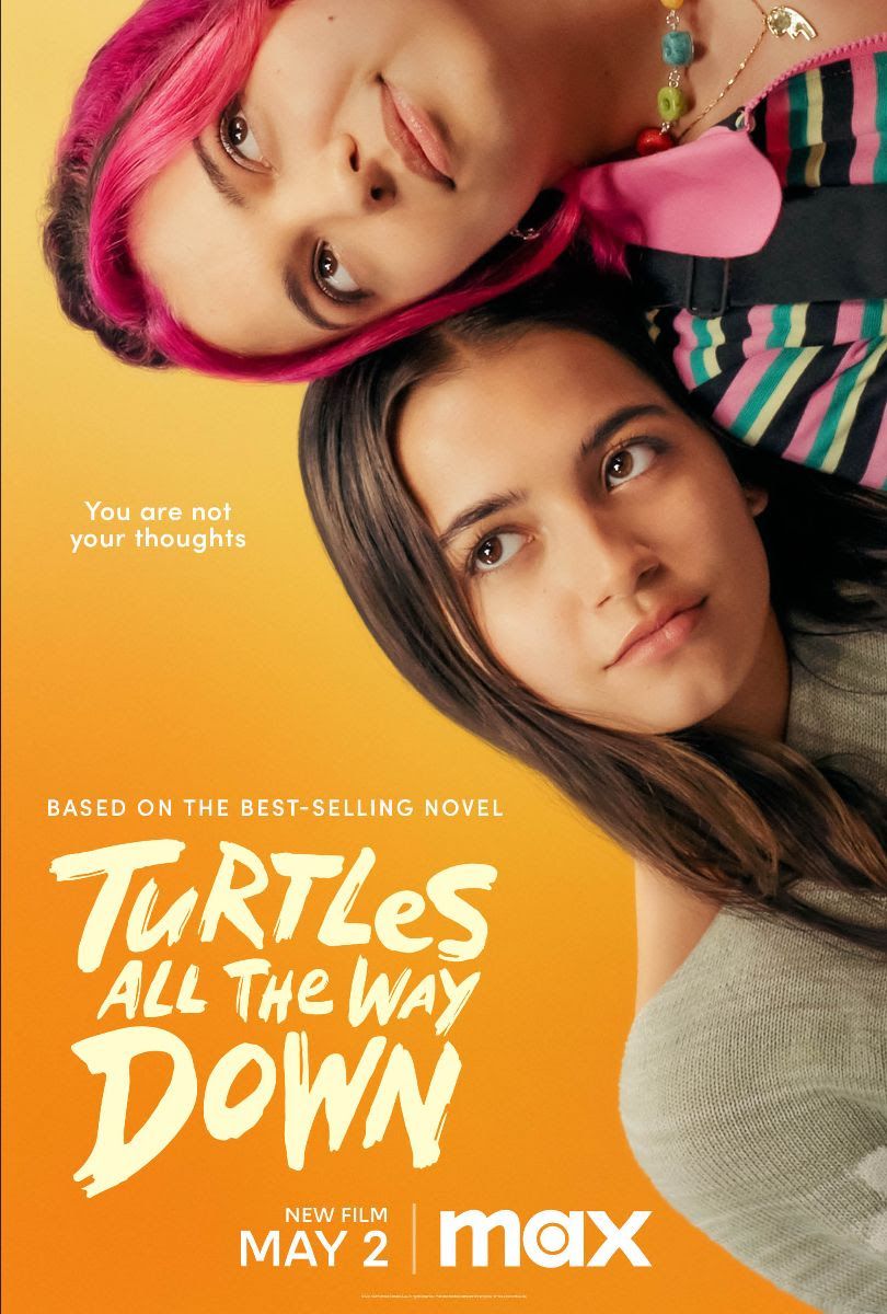 Isabela Merced y Cree en el cartel de Max's Turtles All the Way Down