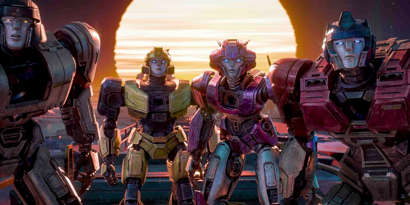 The cast of Transformers in Transformers One 