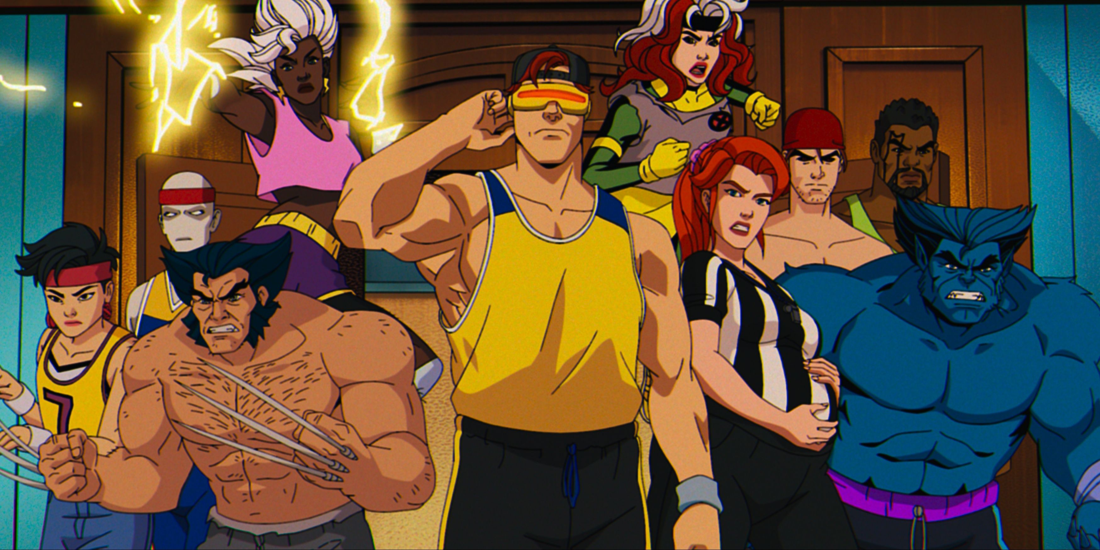 The main characters from X-Men 97 standing together.
