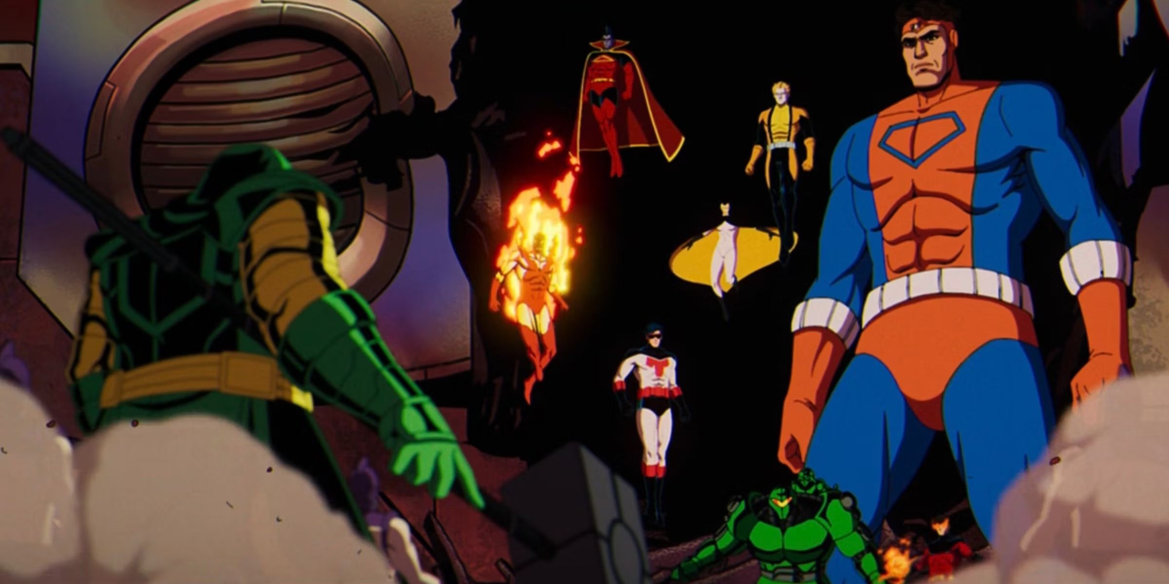 X-Men '97 depicts the Shi'ar Imperial guard fighting against the Kree warrior Ronan the Accuser