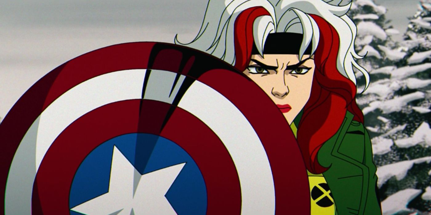 Rogue lifts Captain America's shield in X-Men '97