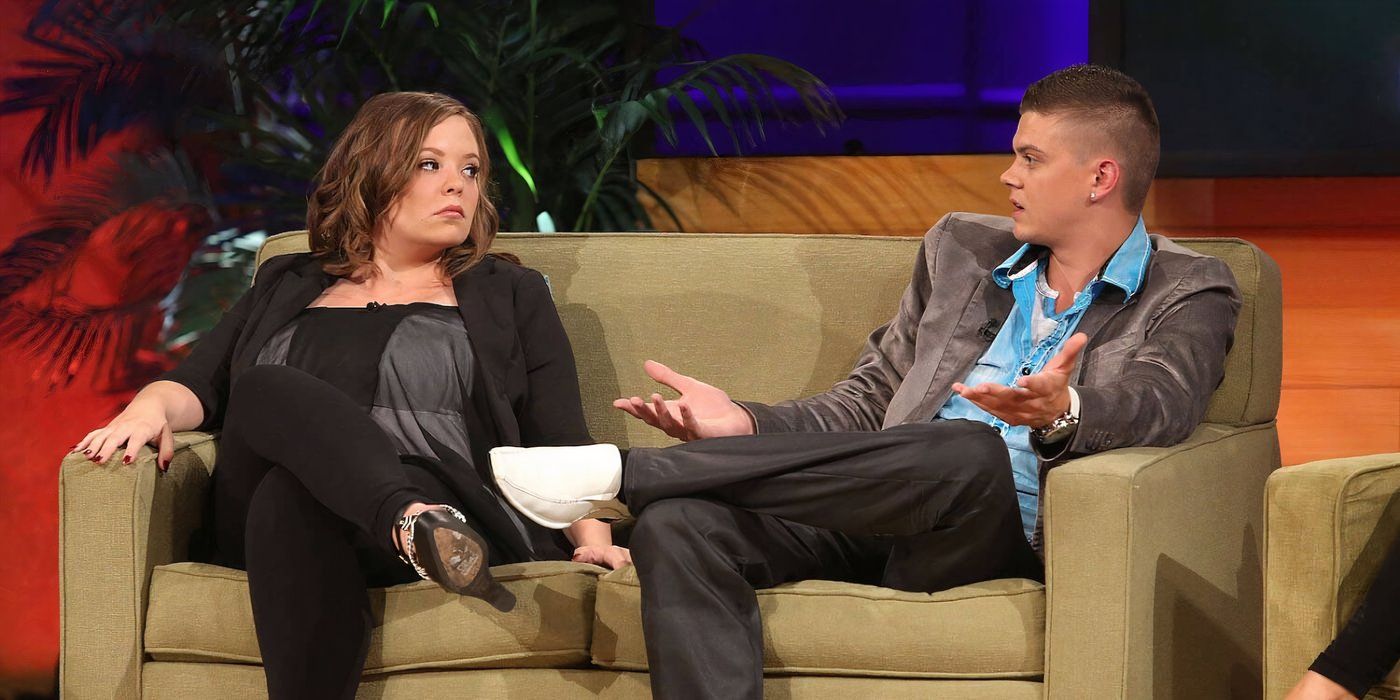 Catelynn Lowell and Tyler Baltierra in a Teen Mom Reunion