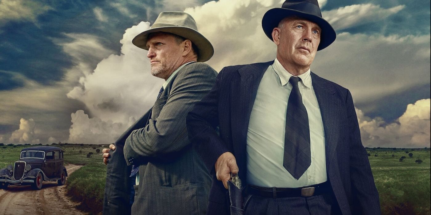 Woody Harrelson and Kevin Costner in The Highwaymen