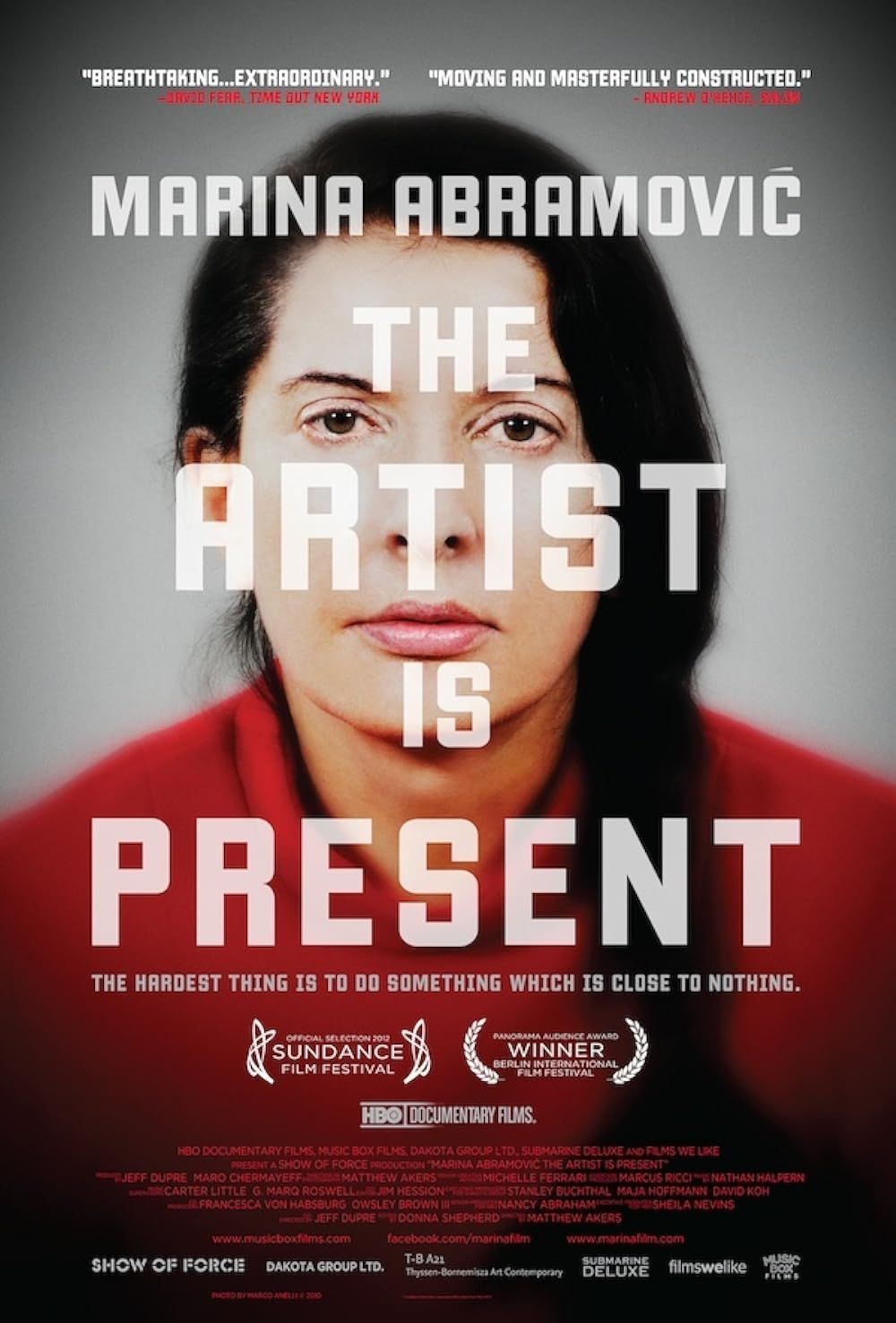 artist is present poster