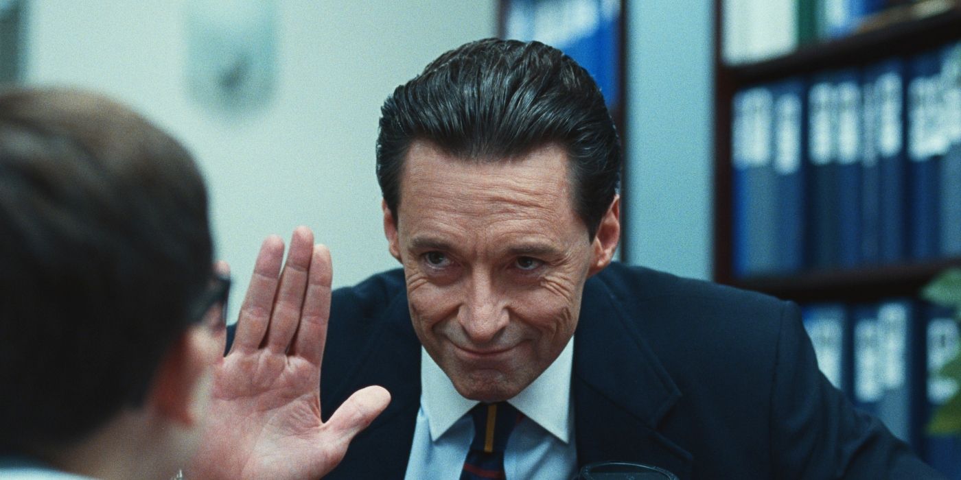 Hugh Jackman as Frank Tassone in Bad Education