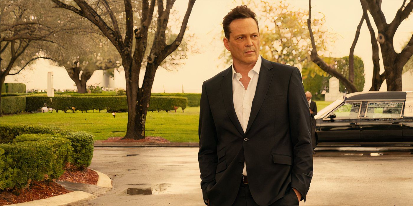 Vince Vaughn wears a suit and looks uneasy in ‘Bad Monkey’