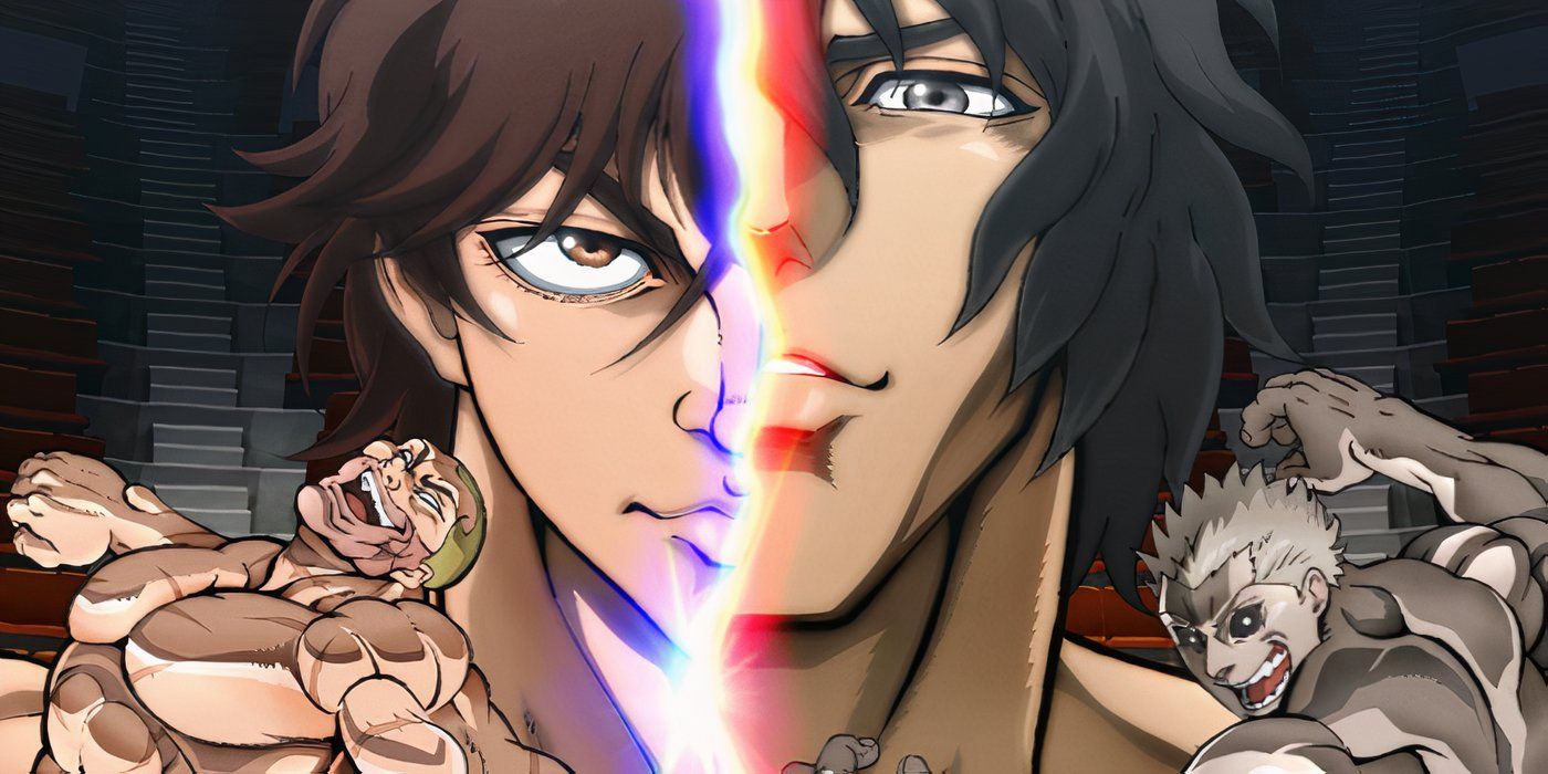 Poster art for Baki Hanma VS Kengan Ashura