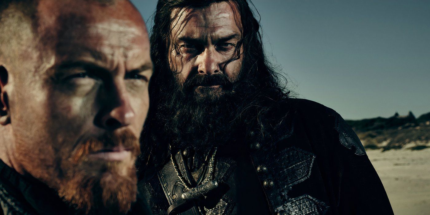 Toby Stephens and Ray Stevenson in a promo for Black Sails