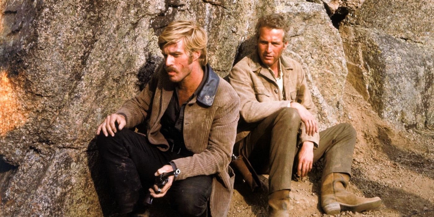 Robert Redford and Paul Newman as Butch Cassidy and the Sundance Kid