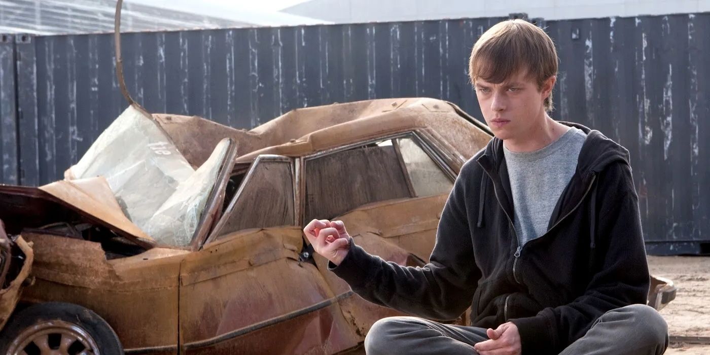 Andrew Detmer (Dane DeHaan) uses his powers to crush a car in 'Chronicle.' 