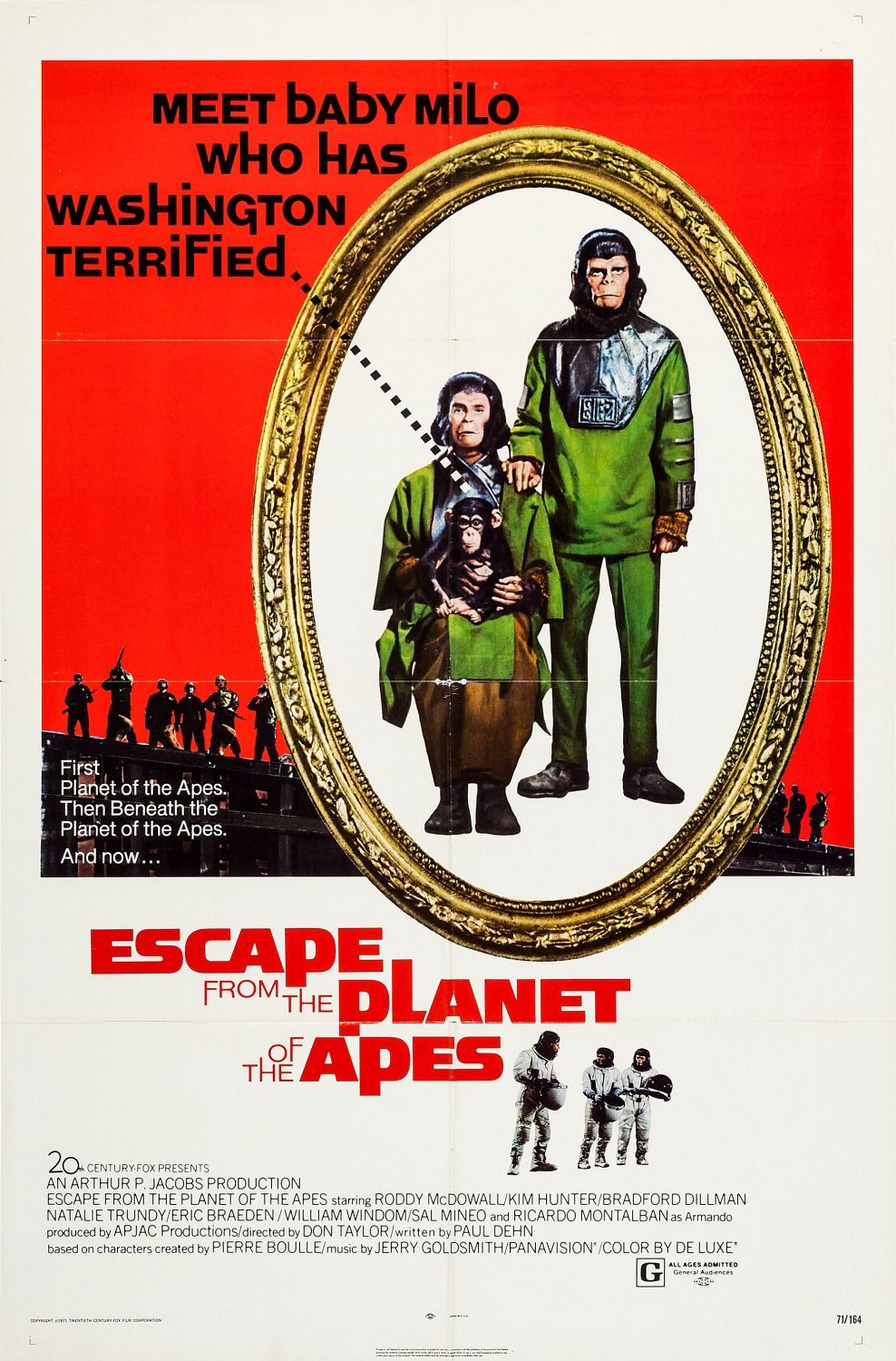 Escape from the Planet of the Apes Film Poster