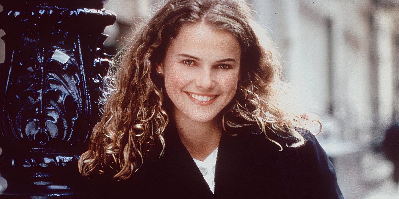 Promotional picture of Keri Russell as Felicity, sporting a beaming smile, for the WB series 'Felicity'