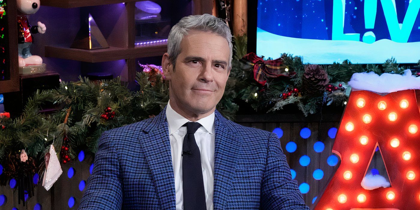 Andy Cohen hosting Watch What Happens Live on Bravo.