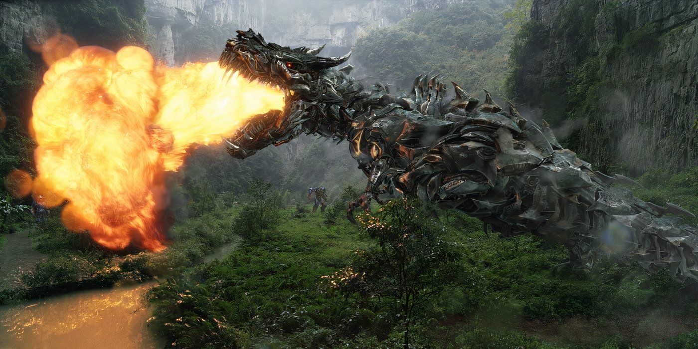 Grimlock escupe fuego en Transformers: Lost Age