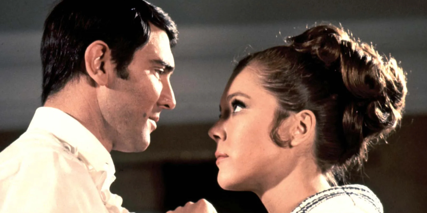 George Lazenby and Diana Rigg in On Her Majesty's Secret Service