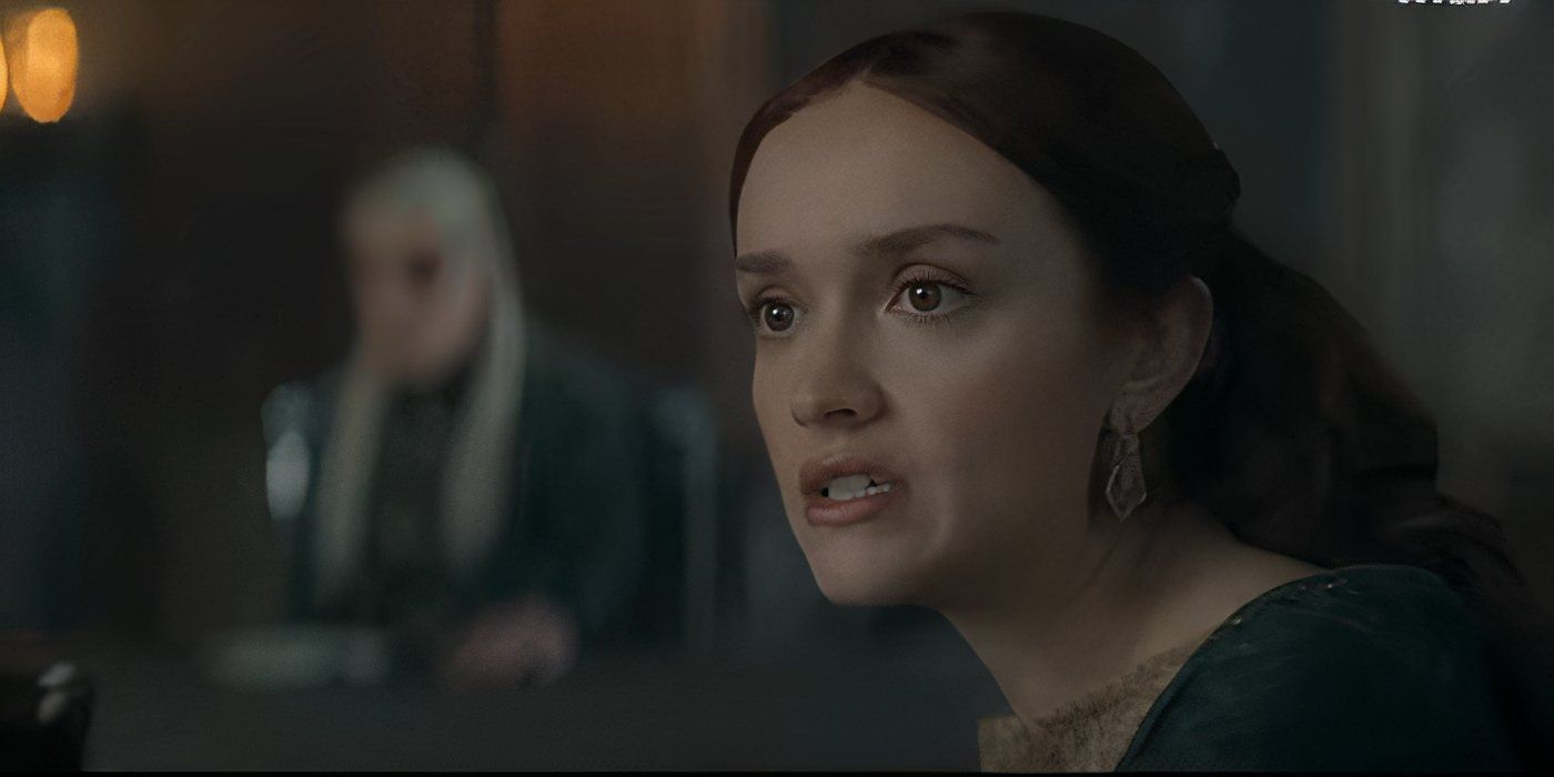 Alicent (Olivia Cooke) in House of the Dragon
