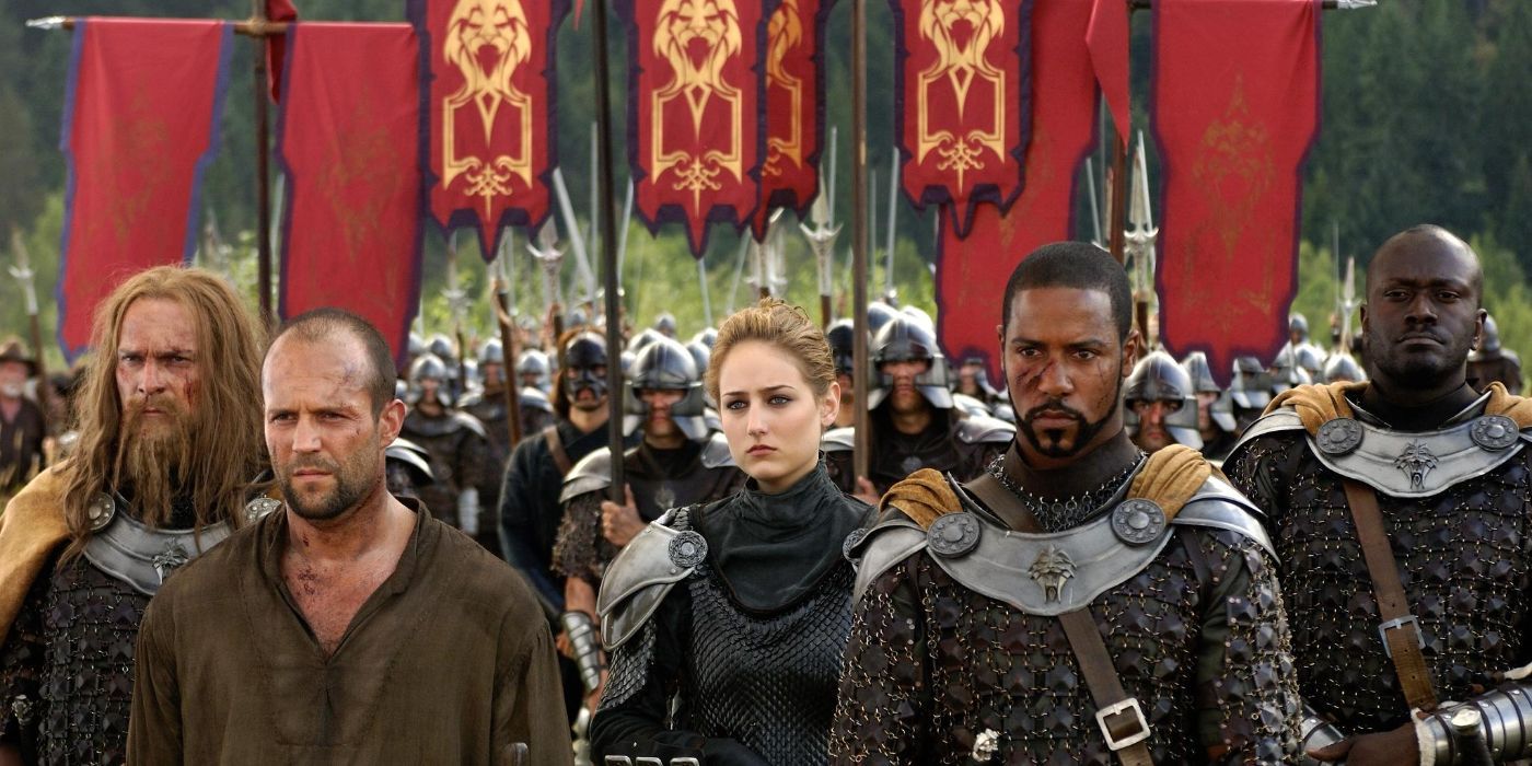 A group of soldiers looking ahead In The Name of the King