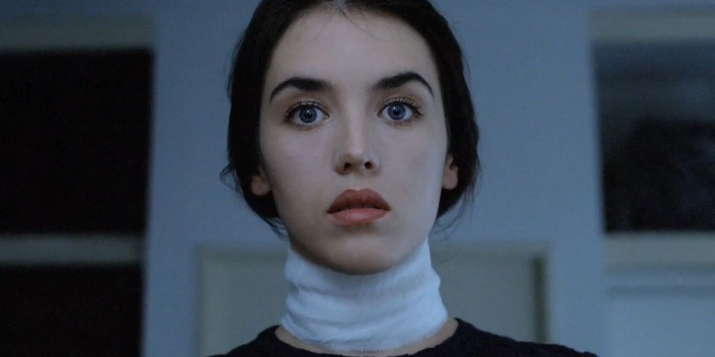 Isabelle Adjani as Anna looking straight ahead in 1981's Possession