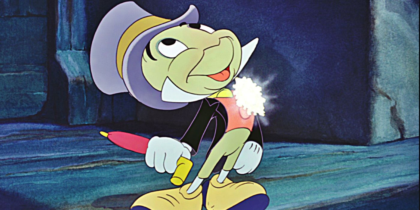 Jiminy Cricket in 'Pinocchio' (1940)