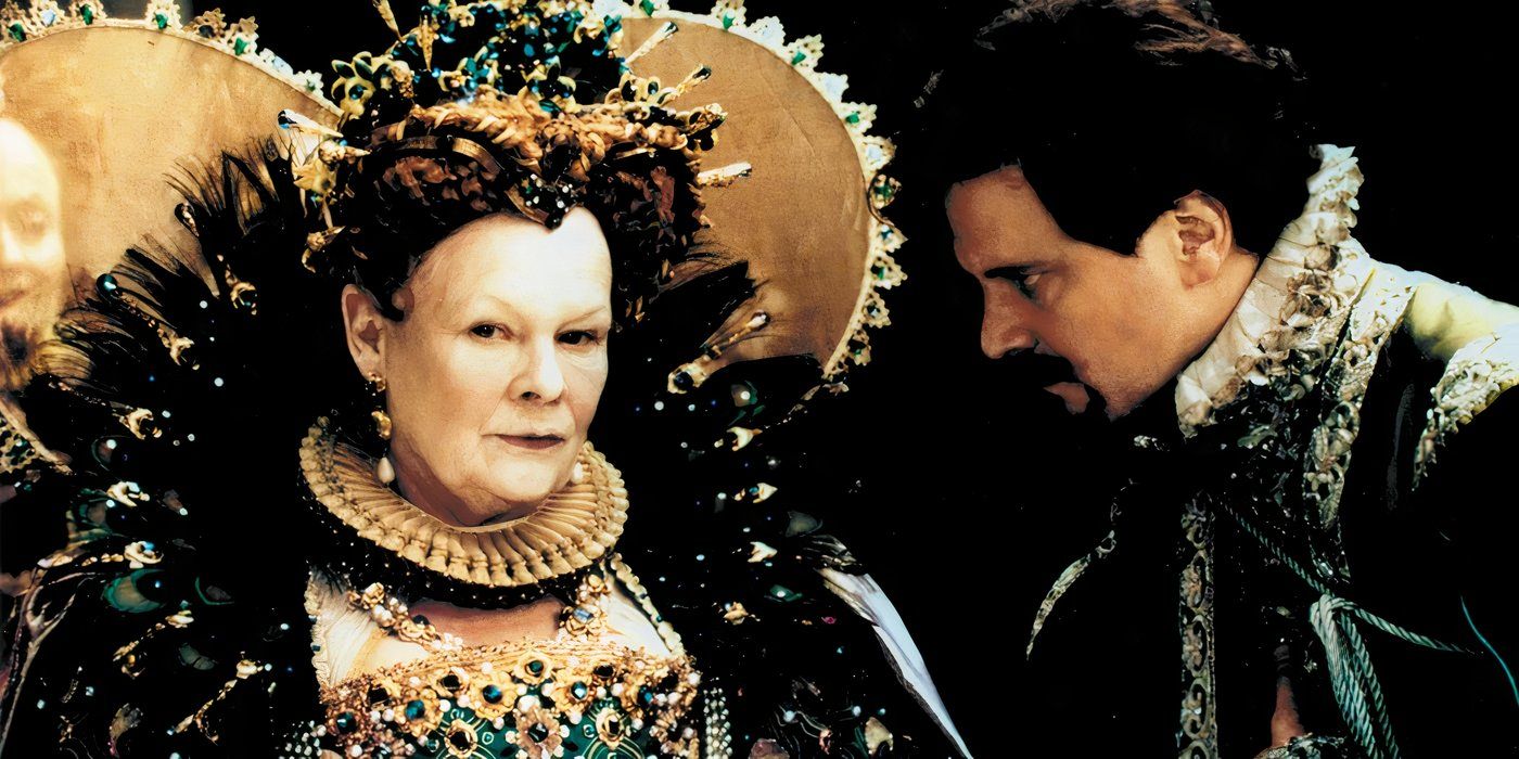 Lord Wessex vowing before Queen Elizabeth I in Shakespeare in Love