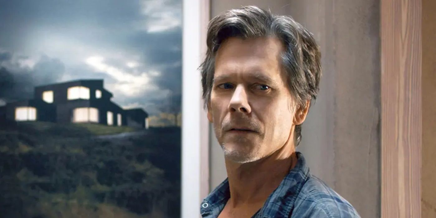 Kevin Bacon as Theo looking back at a person offscreen in You Should Have Left