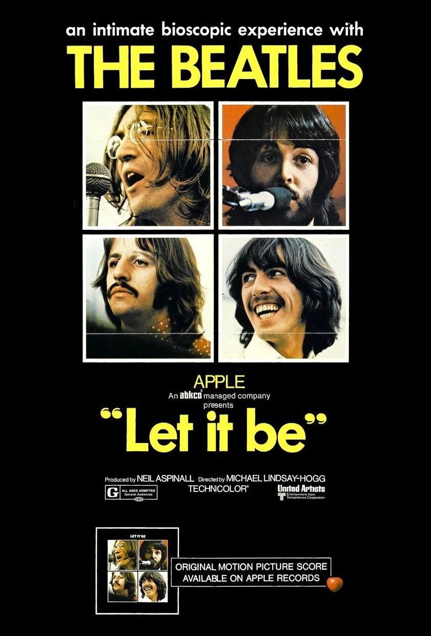 Let It Be 1970 Film Poster