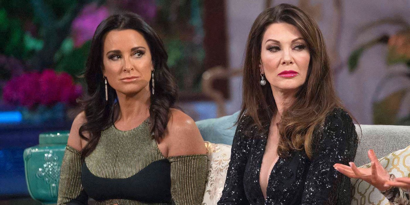 Lisa Vanderpump and Kyle Richards on the Real Housewives of Beverly Hills Reunion.