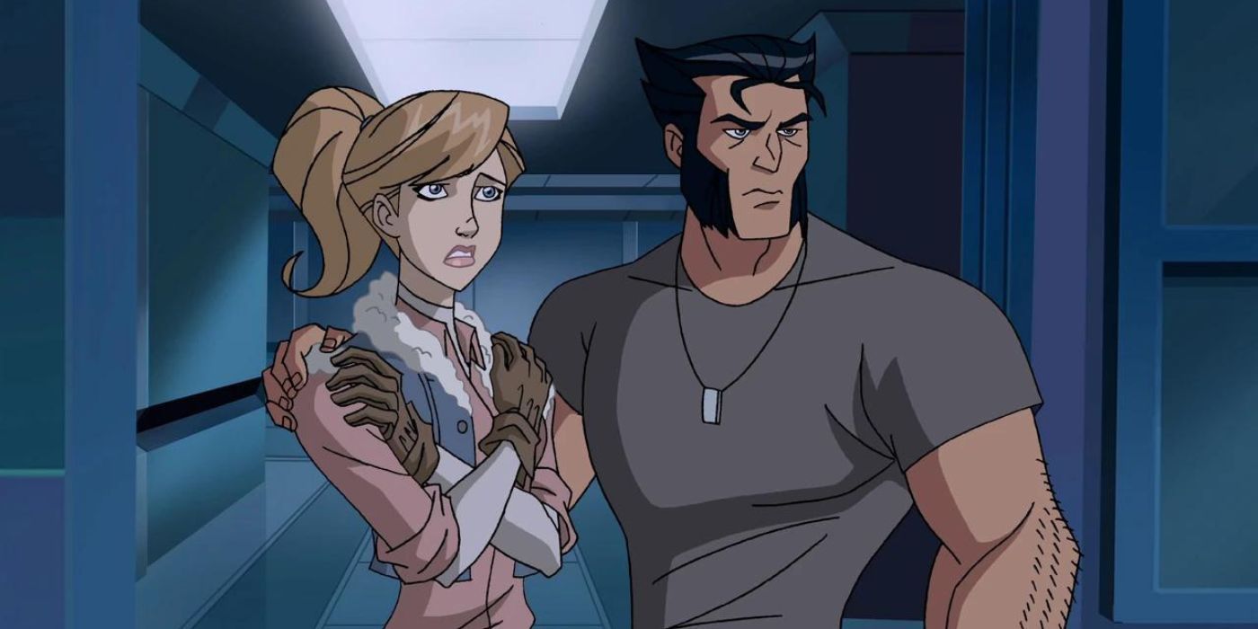 Logan and Kitty Pryde in Wolverine and the X-Men