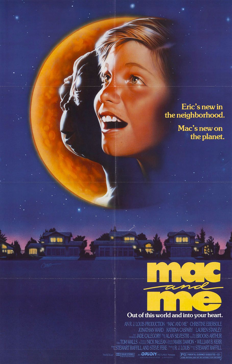 Mac and Me 1988 Film Poster-1